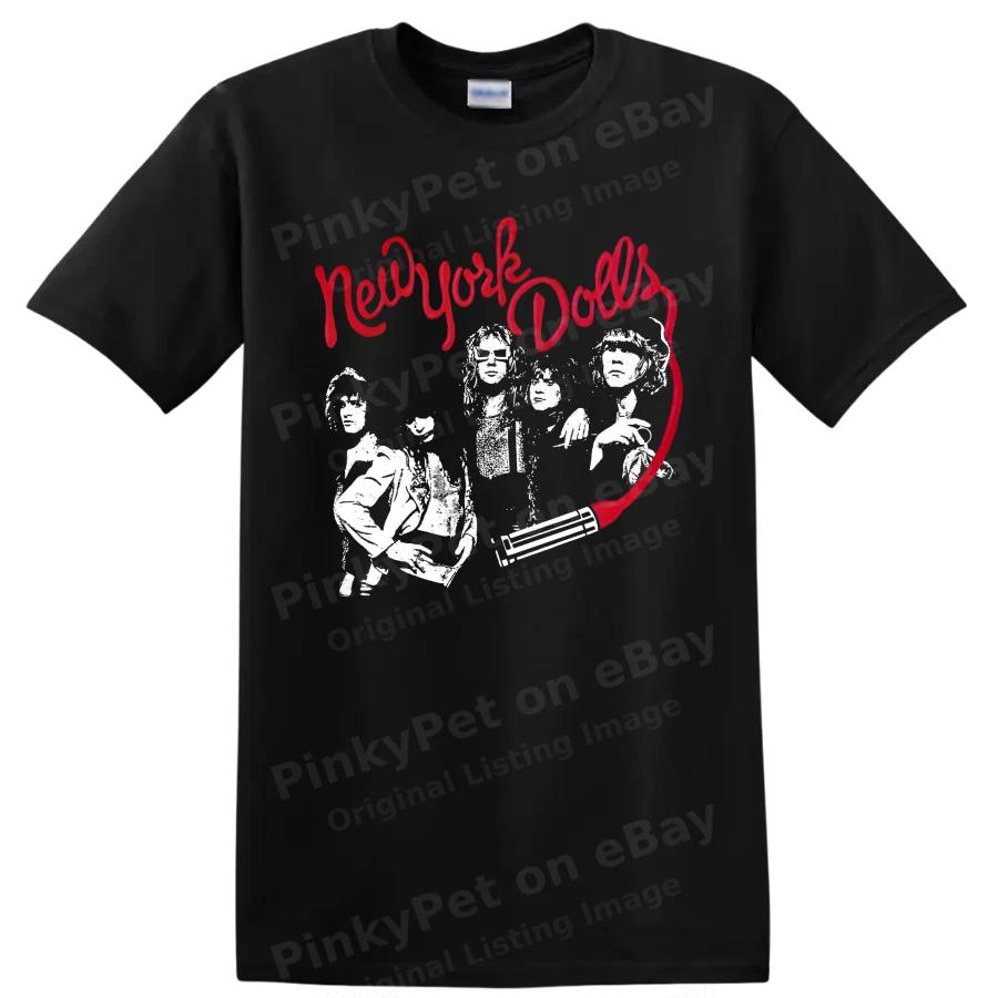 New York Dolls Punk Rock T Shirt Graphic Music Fan Vintage Apparel Tee Gift Idea