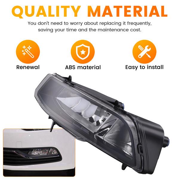 6C0941661D Противотуманная фара для VW Polo 6C Хэтчбек 2014-2018 Передний левый бампер