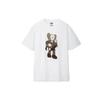 Uniqlo Унисекс Футболка с коротким рукавом Белая с принтом куклы Kaws Серая UQ422019000
