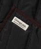 Edinburgh Club Ripstop Hooded Vertical Quilted Long Jumper (Black)
