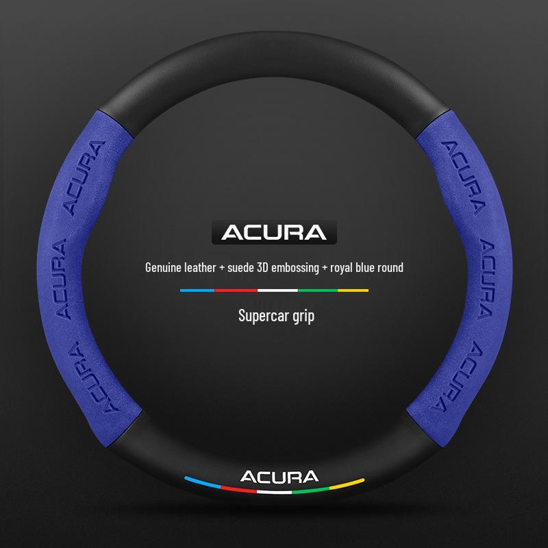 Acura CDX 2016-2021 Ultra-Thin Carbon Fiber Suede Leather Steering Wheel Cover