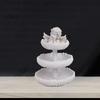 Фигурка ангела желаний фонтан тема скульптура белый смоляной орнамент для прихожих домашнего офиса