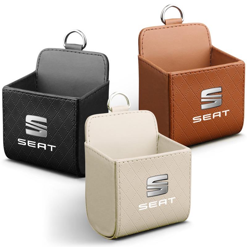 Сумка для хранения в салоне автомобиля, сумка для мусора на воздуховоде, подвесной органайзер-бокс для SEAT Cordoba Alhambra MK3 Leon 5F Ibiza 5 6 MII Altea Toledo 3