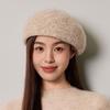 Кашетовый берет Женская осенне-зимняя теплая вязаная шапка Шапка художника