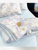 100% Lyocell Tencel Summer is washed with silkworm pupa protein in a four piece set of student dormitories, and Tencel air conditioning is used