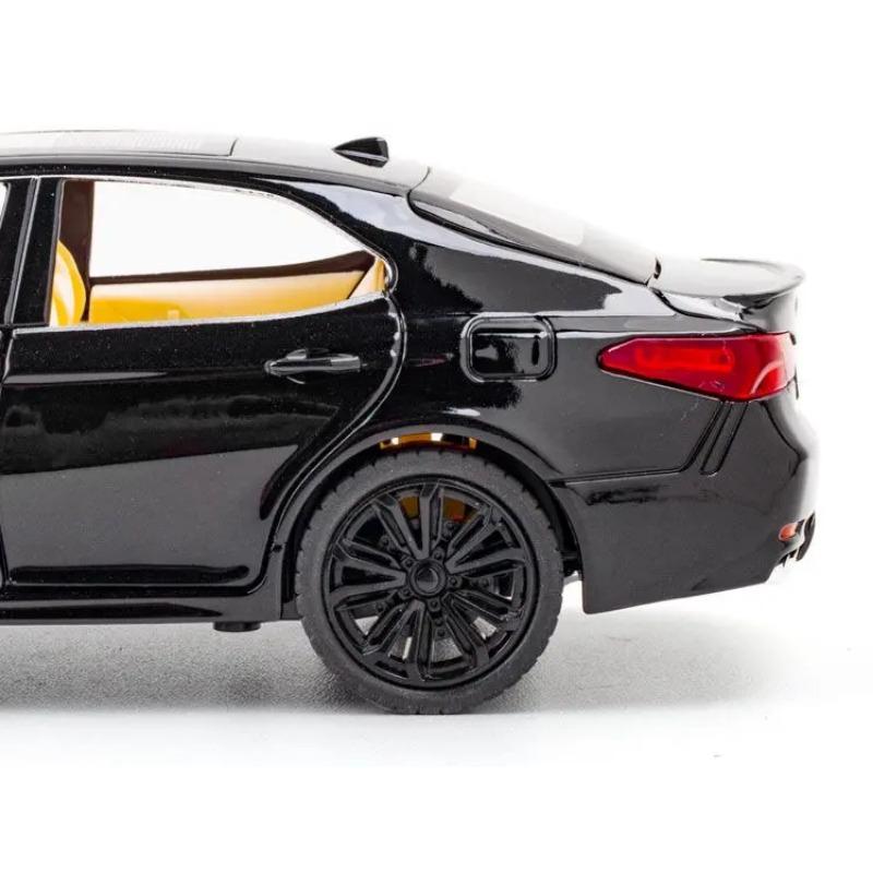 Игрушечная модель автомобиля в масштабе 1/24 Toyota Camry, открывающиеся двери со звуком и светом, образовательная коллекция, подарок ребенку