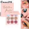 CmaaDu 9 Shiny Eye Shadow Is Not Easy To Remove Makeup and Makeup