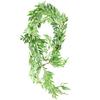 Artificial Plant Realistic No Withering Fadeless Nordic Style Decorative Plastic Simulation Willow Leaves Vine Home Decor