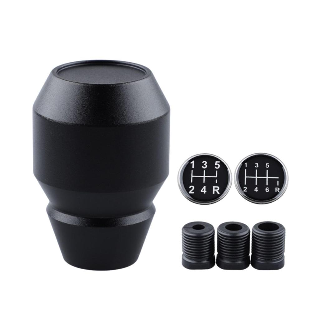 SCGEHA Алюминиевая ручка переключения для и Спортивная с адаптером, Короткая, Универсальная, АКПП, МКПП, Грузовики, Автомобили, Стильная, Компактная, (черный)