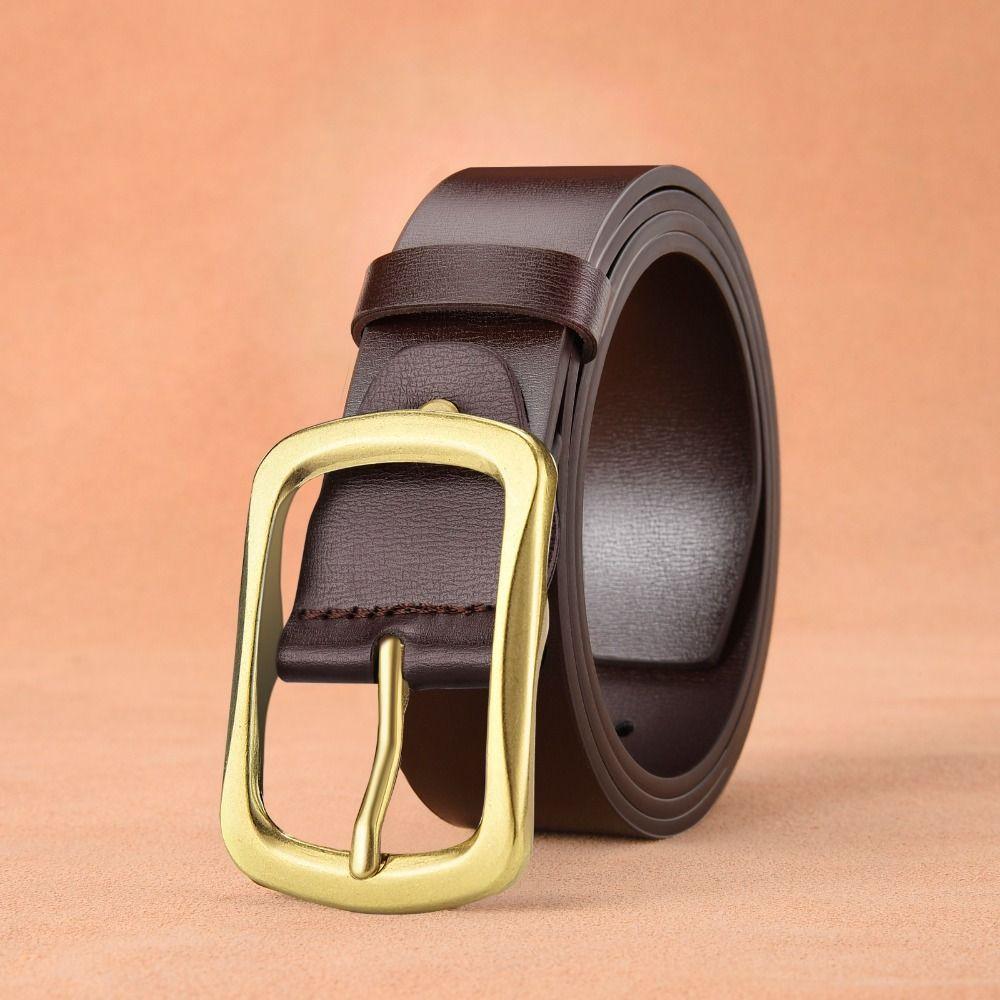 Luxury Design Pin Buckle Waistband Casual Waist Strap Retro Trouser Dress Belts