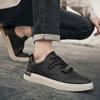 Spring Autumn Cool Young Men Street Style Casual Shoes Flat Fashion Mens Footwear Non-slip Black