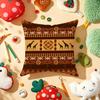 Ethnic Retro Bohemian Cushion Cover Soft Short Plush DoubleSided Printing Home Decor Machine Washable Pillow Case Gift