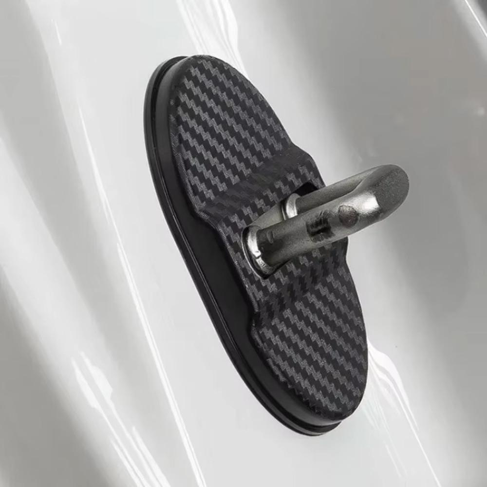 4 шт. самоклеящиеся антикоррозийные накладки на дверные замки автомобиля универсальные декоративные аксессуары для автомобиля