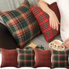 Рождественские клетчатые наволочки Чехол для подушки Кровать Диван Накидка Чехол для подушки Молния