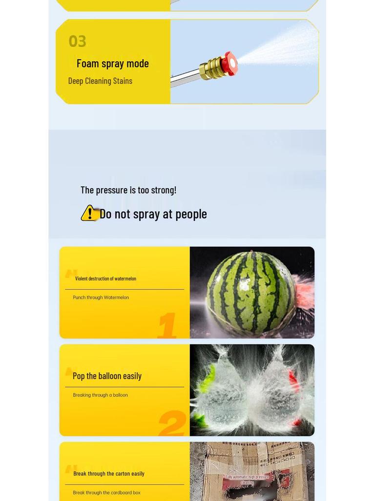 Литиевая аккумуляторная мойка высокого давления