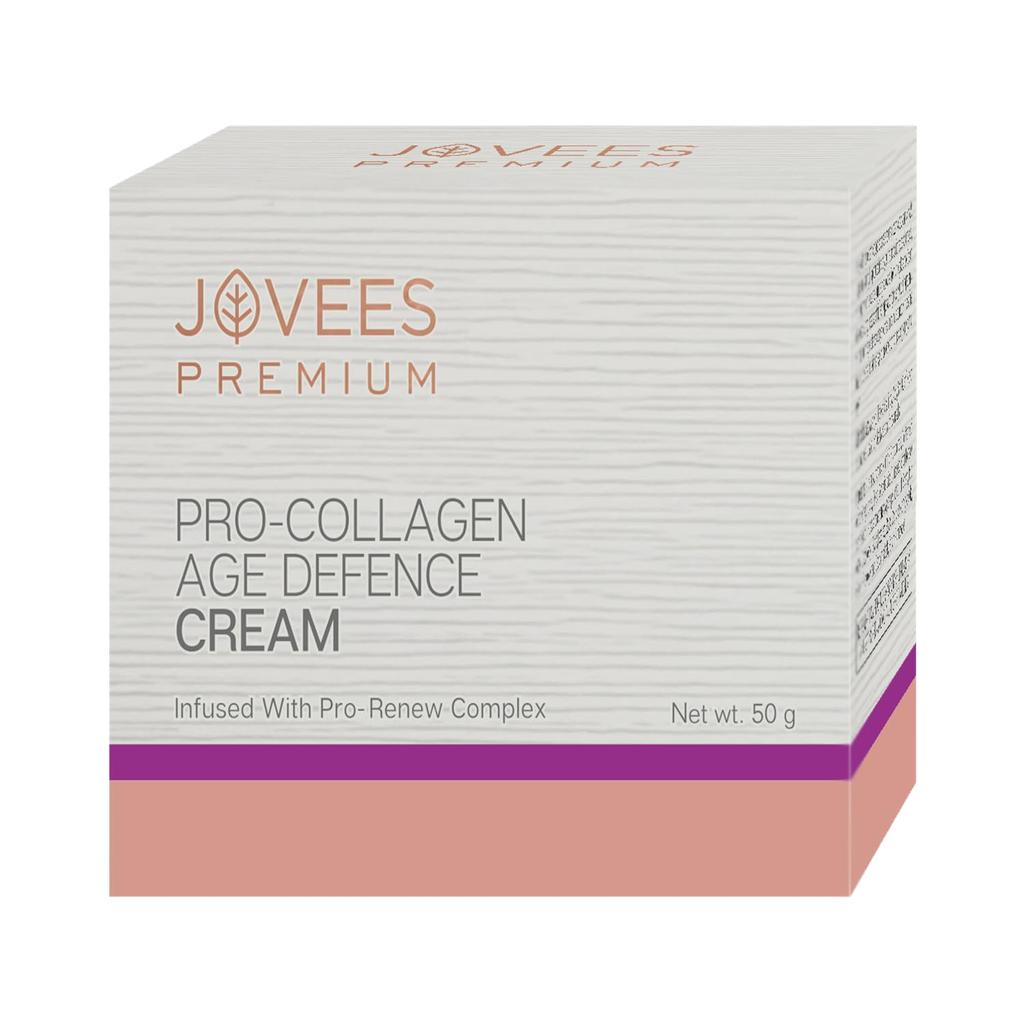 Jovees Premium Pro Collagen Age Defence Cream 50G For All Skin Types Anti-Aging Skincare