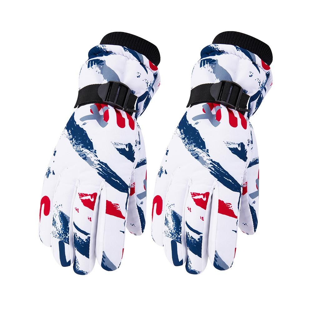 Warm Children Ski Gloves Waterproof Kids Winter Mittens Cute Snow Gloves Snow Snowboard