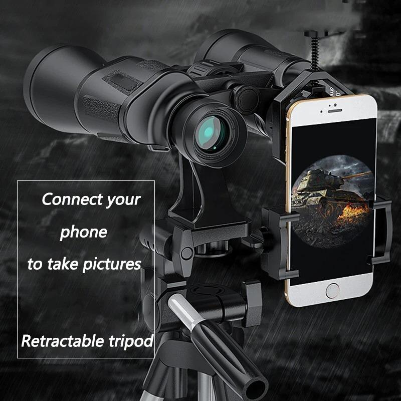 High Power Binoculars With Bak4 Prism, Waterproof Fogproof For Bird Watching, Hunting, Travel, Concerts And Stargazing