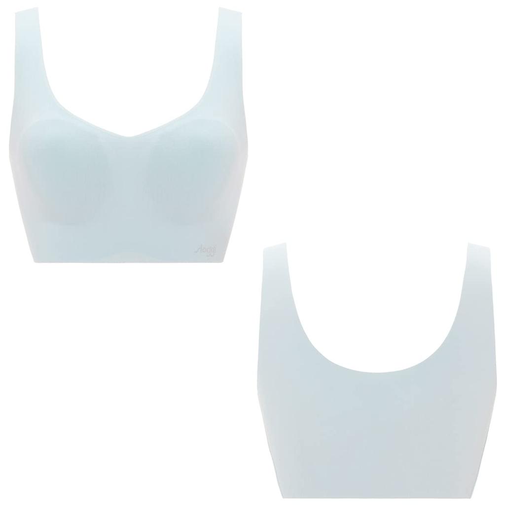 Топ Triumph Sloggi Zero Feel из смесового хлопка, половинный, 7059, размер L, женский, (Фантастический Зеленый),