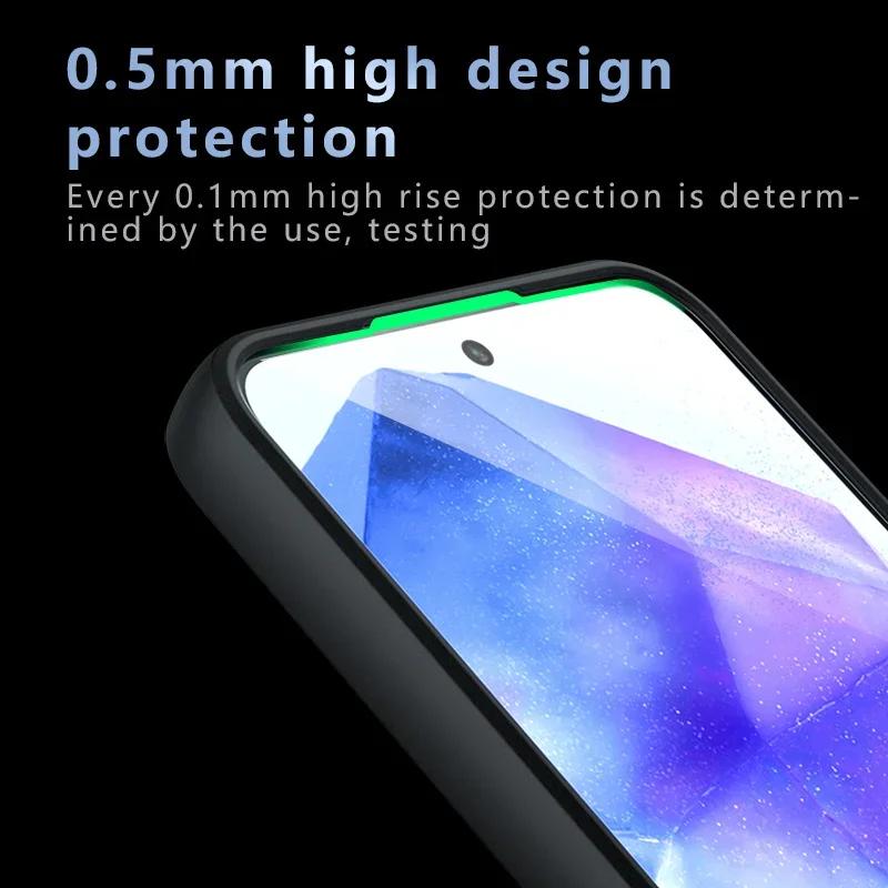 Для Samsung Galaxy S25 S24 Plus S23 FE S22 Ultra A14 A15 A16 A24 A25 A34 A35 A36 A54 A55 5G Чехол Магнитная Матовая Задняя Крышка Телефона