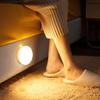 Night Light High Lumens Automatic On/Off Energy-Saving USB Rechargeable LED Motion Sensor Light Bedside Lamp