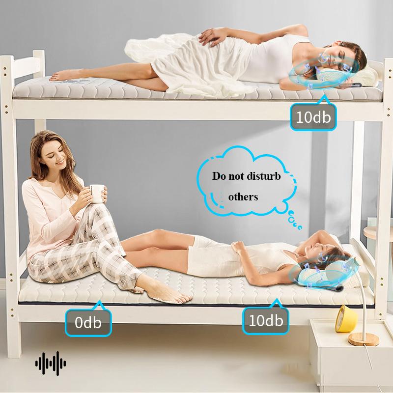 Under Pillow Sleep Aid Bluetooth Speaker Mini Bone Conduction Soundbar Music Player Built-in 32GB TF Card Support Timed Shutdown