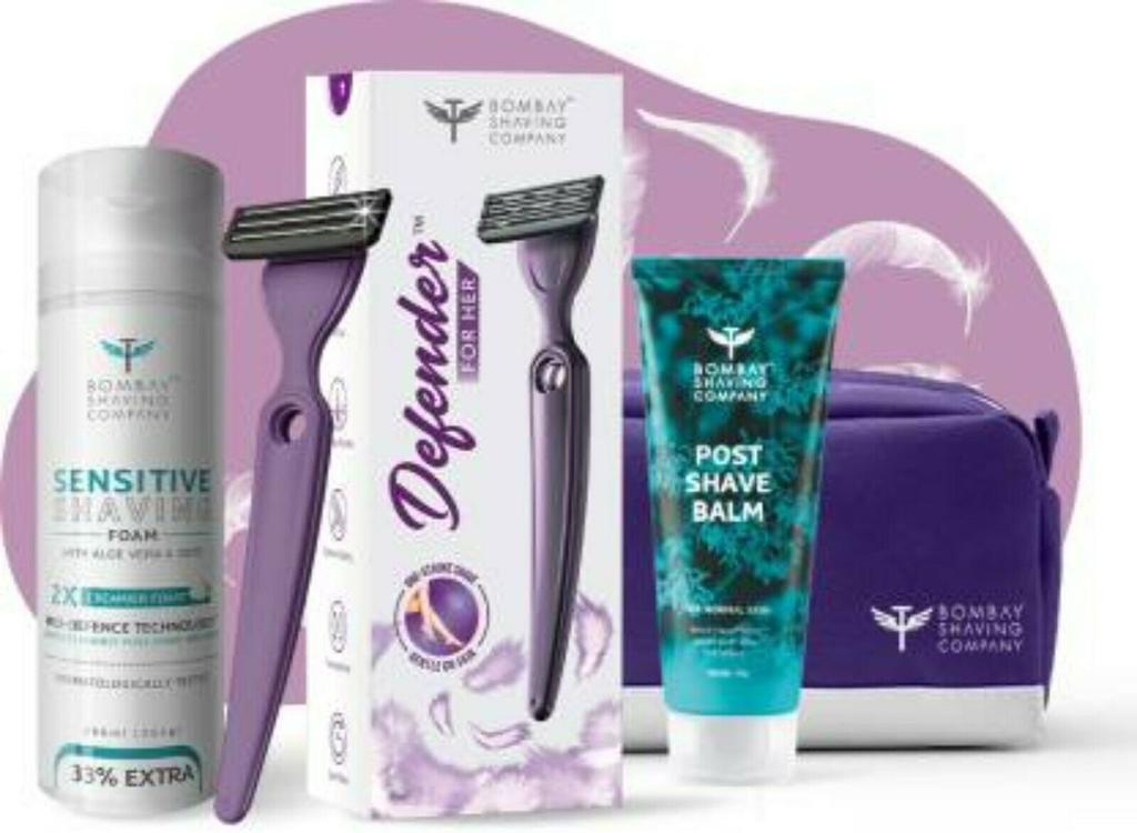 BOMBAY SHAVING COMPANY Defender For Her Дорожный набор для бритья с бритвой для женщин