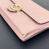[Pre-Owned] Logo Double G Litchi Grain Woc Chain Leather Messenger Envelope Wallet Shoulder Crossbody Bag - Very Good #19FJO7O
