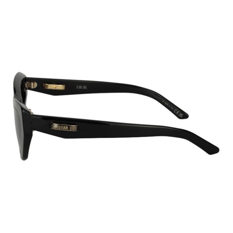 Dior Unique Leg Marking Frame With Metal Irregular Shape Sunglasses Unisex sunglasses Black CDIOR-B6F-10A1