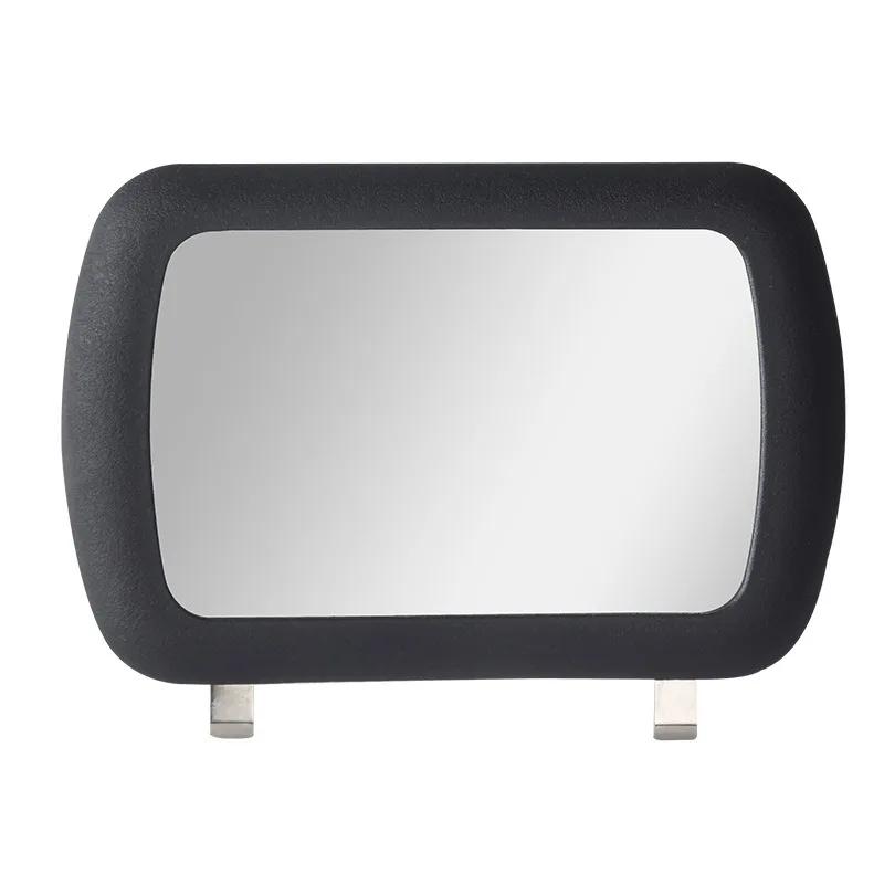 Car Cosmetic Mirror Interior Sun Visor Clip-on Make Up Glasses Universal Male Female Portable Vanity Mirror
