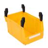 Parts Storage Bin Thickened Plastic Large Opening Organizer Back Hanging Stackable Shop Tool Bin