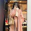 Women's Loose Woolen Coat Women's Autumn and Winter New Style Hepburn Style Small Style Korean Style Double-sided Cashmere Coat