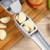 Multifunctional Garlic Press Garlic Chopper Zinc Alloy Garlic Slicer Crusher Peeler Manual Kitchen Hacking Gadgets