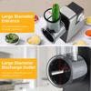 Cortador de verduras eléctrico multifuncional de acero inoxidable para cocina