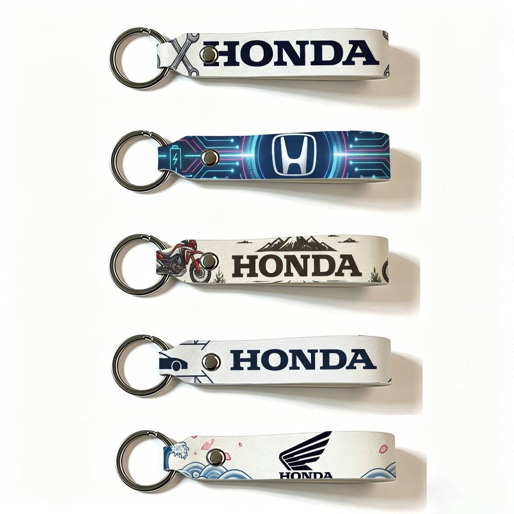 ДЛЯ HONDA RACING RIDE Брелок из ПУ-кожи Минималистичный Держатель для ключей Прочный Органайзер для ключей Аксессуары для сумки с ключами от машины Подарок OW3