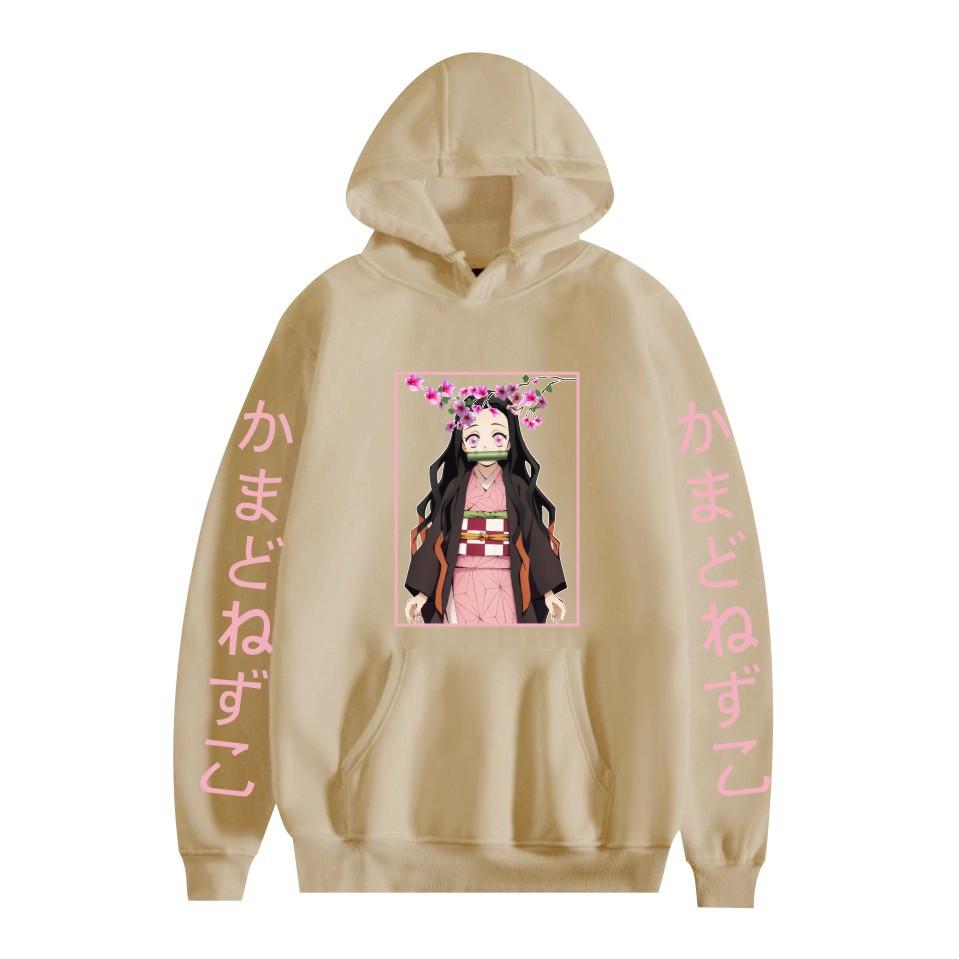 Толстовки Kimetsu No Yaiba Demon Slayer с принтом в стиле аниме Kamado Nezuko Harajuku Hoodie Unisex Y2k Clothing Sudadera