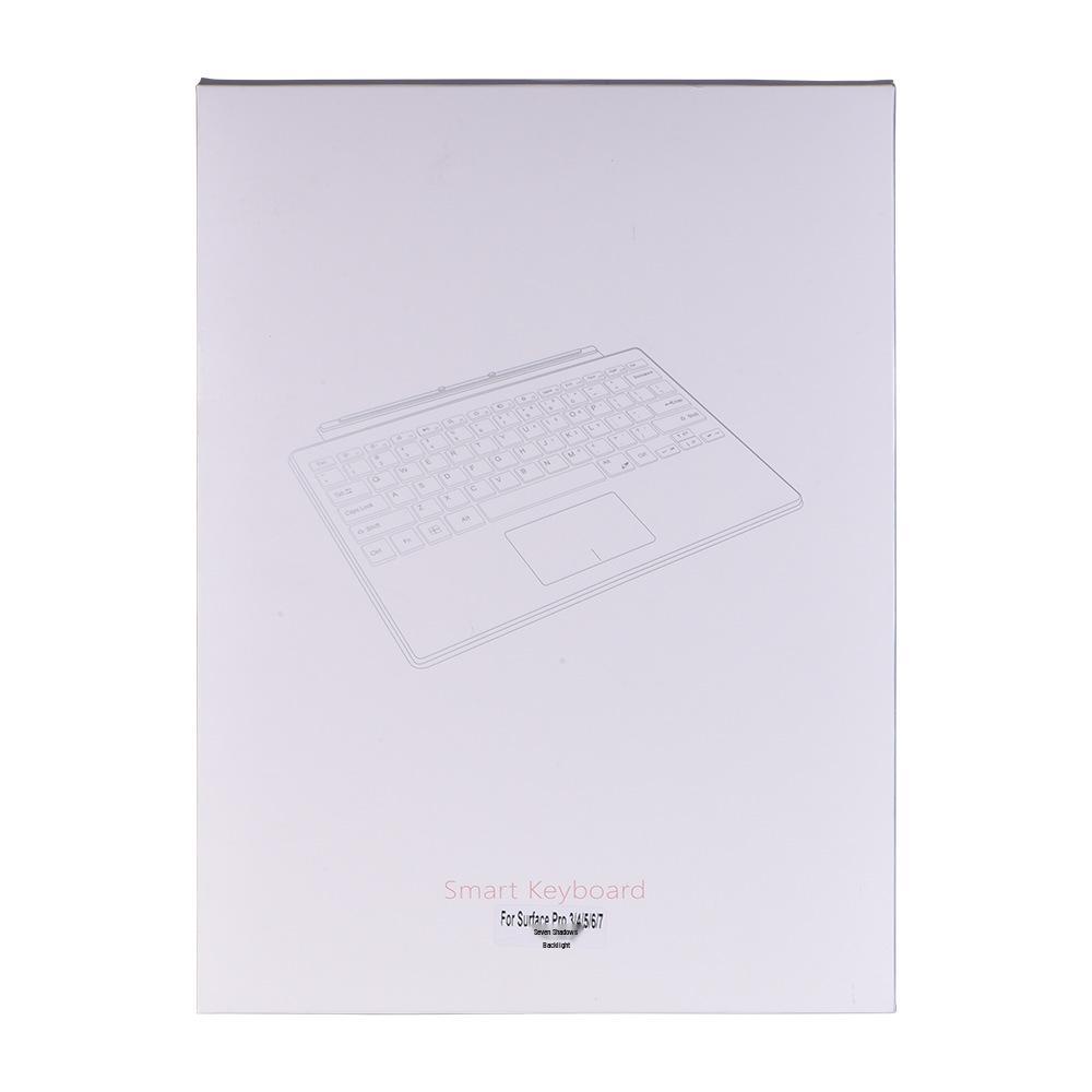 Чехол-клавиатура с подсветкой и сенсорной панелью Microsoft Surface Pro 34567 для Surface Go 23 - Bluetooth-клавиатура