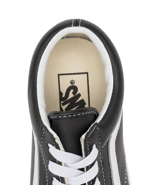 [Vans] Old Skool Leather Black True White VN000CP5BPB1