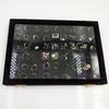 Velvet Stackable Jewelry Display Tray Case for Jewellery Earrings Jewelrys Holders Gray