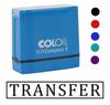 Printtoo Самозаполняющийся резиновый штамп для переноса, предварительно пропитанный офисный штамп - Канцелярские принадлежности для домашнего офиса, Черный - 42 x 9