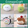 Cartoon Food Plush Keychain With Pp Cotton Filling For Kids Room Decor