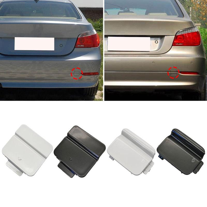 Для BMW E60 Автомобильный Задний Бампер Крышка Буксировочного Крюка Колпачок Крышка Прицепа Аксессуар Черный Белый Для BMW 5 Серии 2003-2010 520 525 530 535i