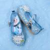 Детские хрустальные туфли для девочек, туфли принцессы Эльзы из мультфильма "Холодное сердце", сценические туфли для маленьких девочек, туфли для показа для детей среднего возраста