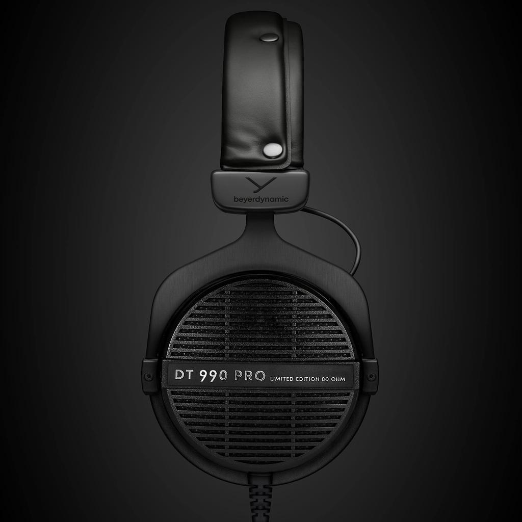 Beyerdynamic DT 990 Pro Студийные мониторные наушники Открытая конструкция Стерео Проводные 80 Ом Черные Накладные - (Ограниченный выпуск)