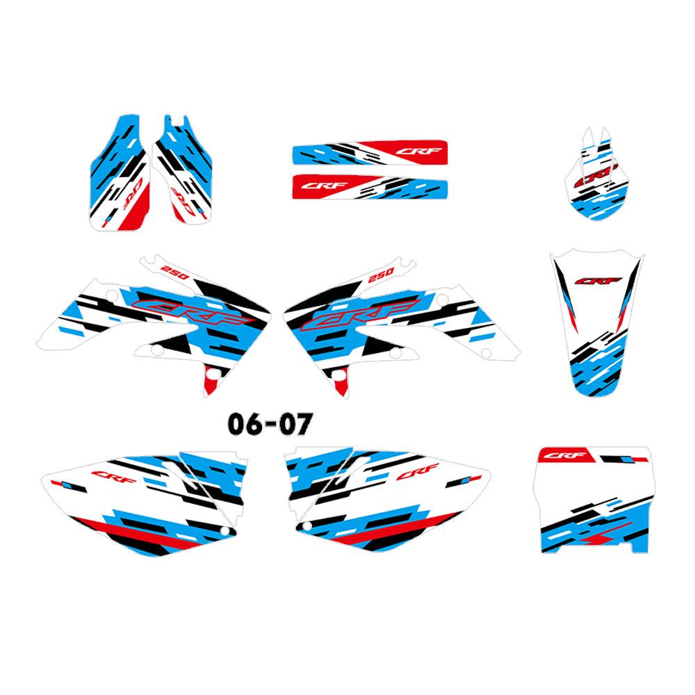 Наклейки для CRF250R CRF250 Off-Road (2004-2009)