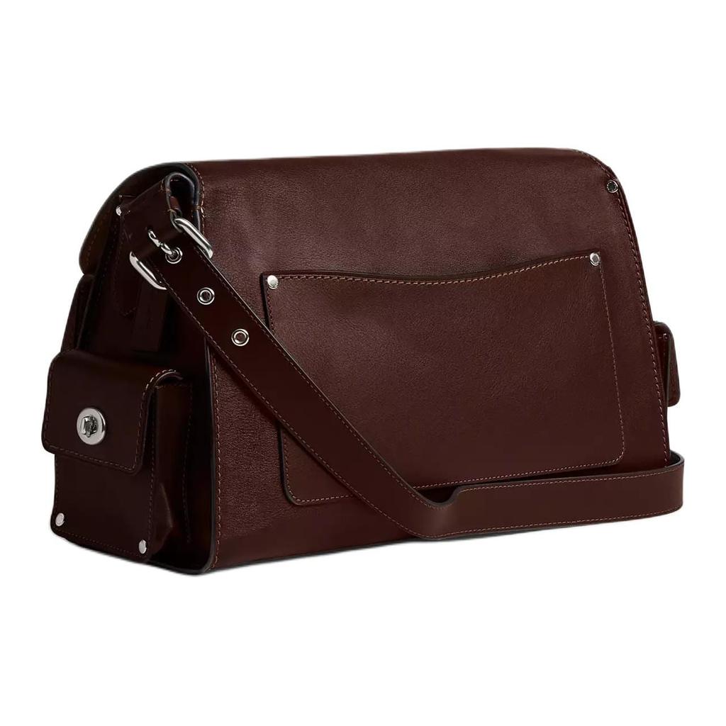 COACH Tabby Grain Leather Handbag, Shoulder Bag Large Women's Maple CBG18-LHMPL