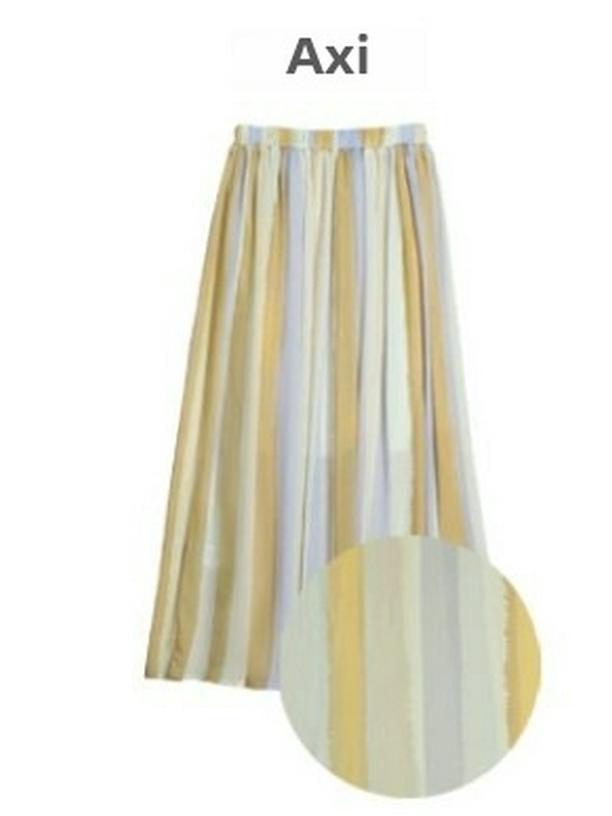 Лето 2023 года, японская полосатая юбка А-силуэта