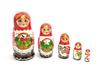 Semenov Matryoshka Set In 5-piece "ARTIST Series" (Fruit Basket) [Made Russia]