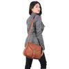 Vintage Real Leather Women's Casual Tote Purse Satchel Crossbody Sling Bag Retr