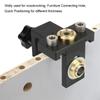 Adjustable Puncher Tools For Drilling Guide Locator With 8/15mm Drill Bit Doweling Jig 3 In 1 Woodworking Pocket Hole Jig